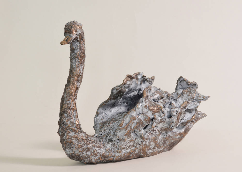 Bronze Swan